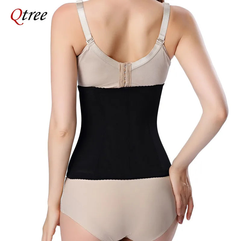 Vestido Emagrecedor Cintura Treinador Cinto Shapewear Mulheres Barriga Cincher Body Shaper Compressão de Gordura Cintas Cintas Gancho Firme Corset