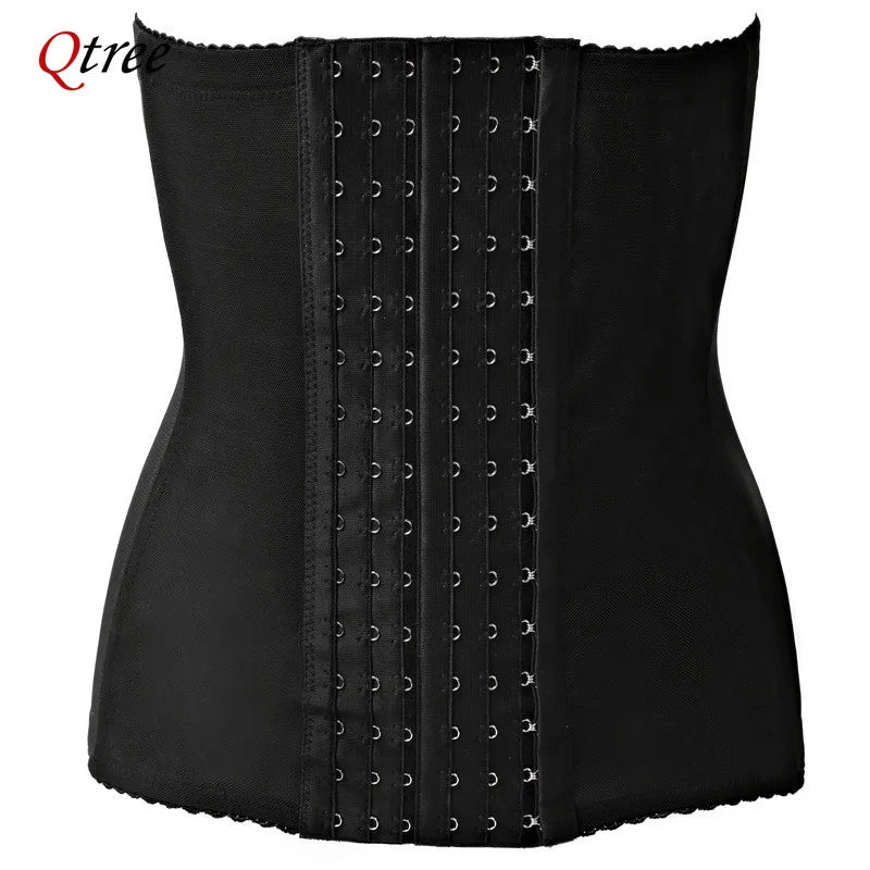 Vestido Emagrecedor Cintura Treinador Cinto Shapewear Mulheres Barriga Cincher Body Shaper Compressão de Gordura Cintas Cintas Gancho Firme Corset