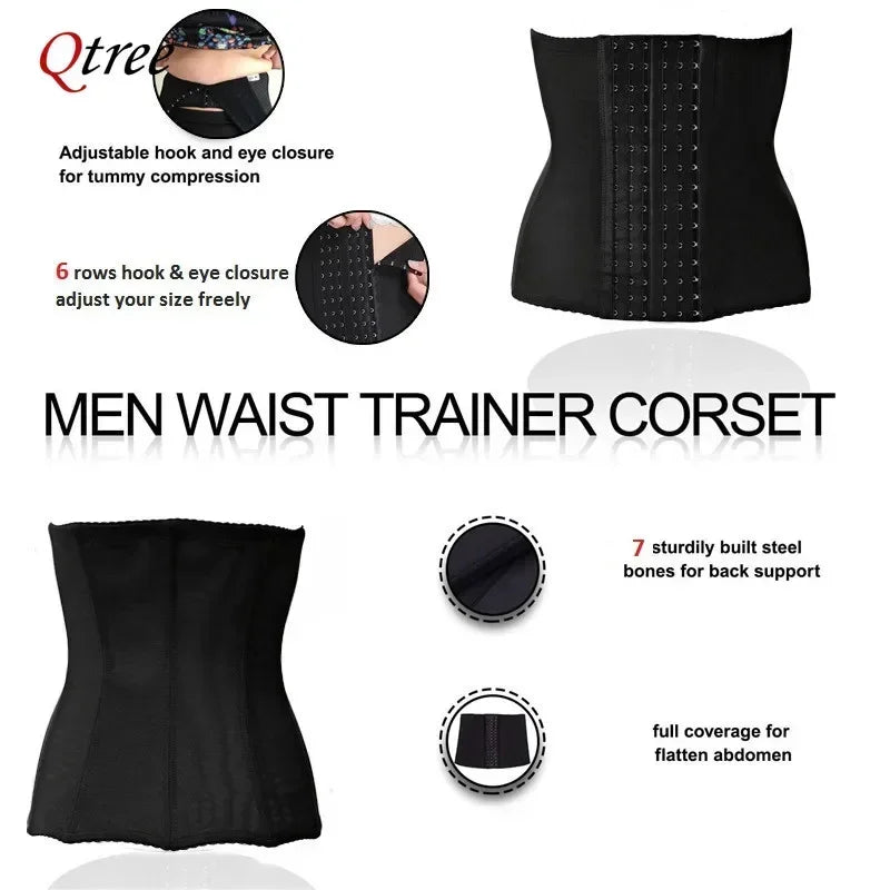 Vestido Emagrecedor Cintura Treinador Cinto Shapewear Mulheres Barriga Cincher Body Shaper Compressão de Gordura Cintas Cintas Gancho Firme Corset