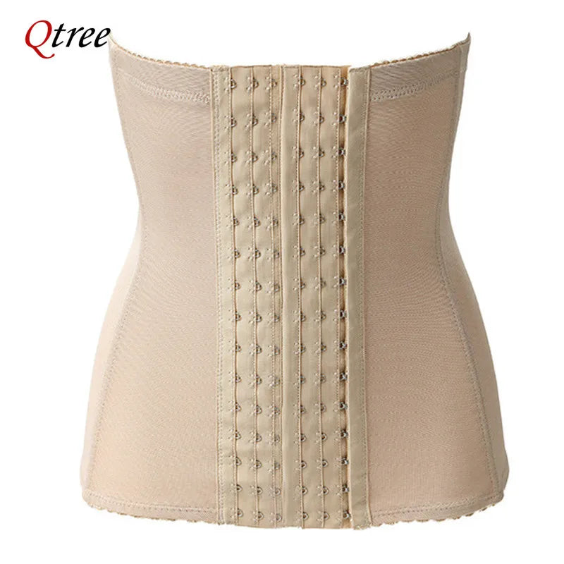 Vestido Emagrecedor Cintura Treinador Cinto Shapewear Mulheres Barriga Cincher Body Shaper Compressão de Gordura Cintas Cintas Gancho Firme Corset