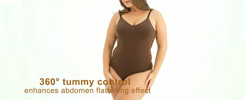 MISSMOLY Bodysuits femininos sem costas modelador tanga sem costura controle de barriga levantador de bumbum modelador de corpo espartilho emagrecimento camisola tops