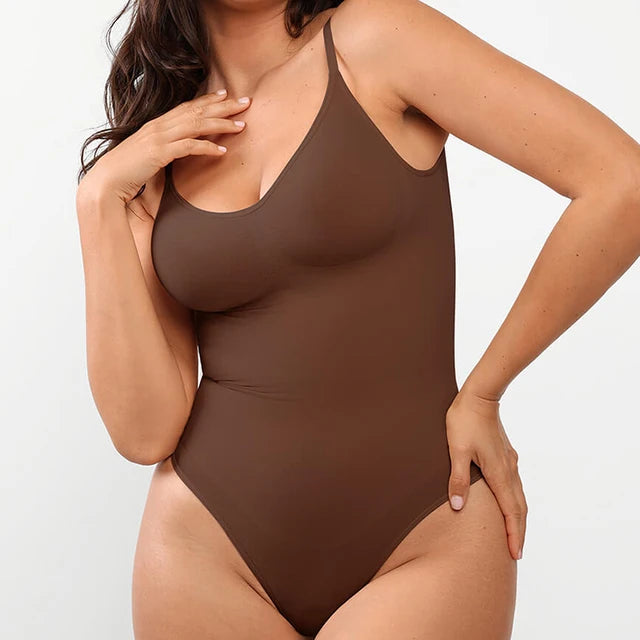 MISSMOLY Bodysuits femininos sem costas modelador tanga sem costura controle de barriga levantador de bumbum modelador de corpo espartilho emagrecimento camisola tops